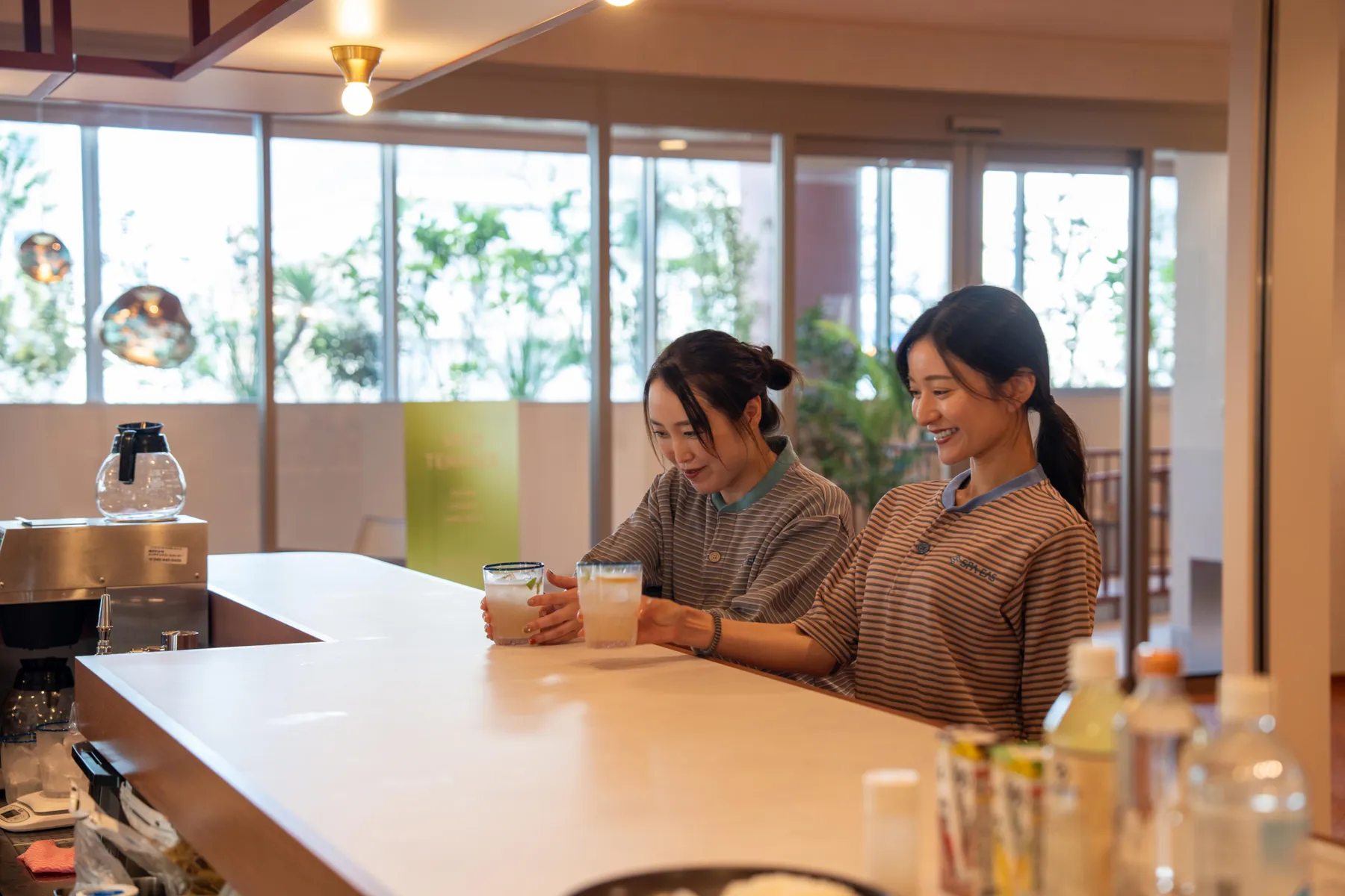 ▲横浜天然温泉SPA EAS「カフェ碧和音」