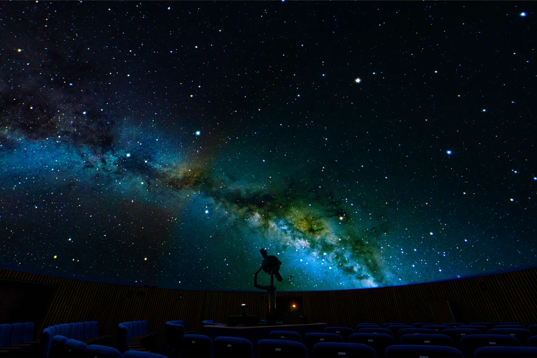 ▲港区立みなと科学館 プラネタリウムイメージ