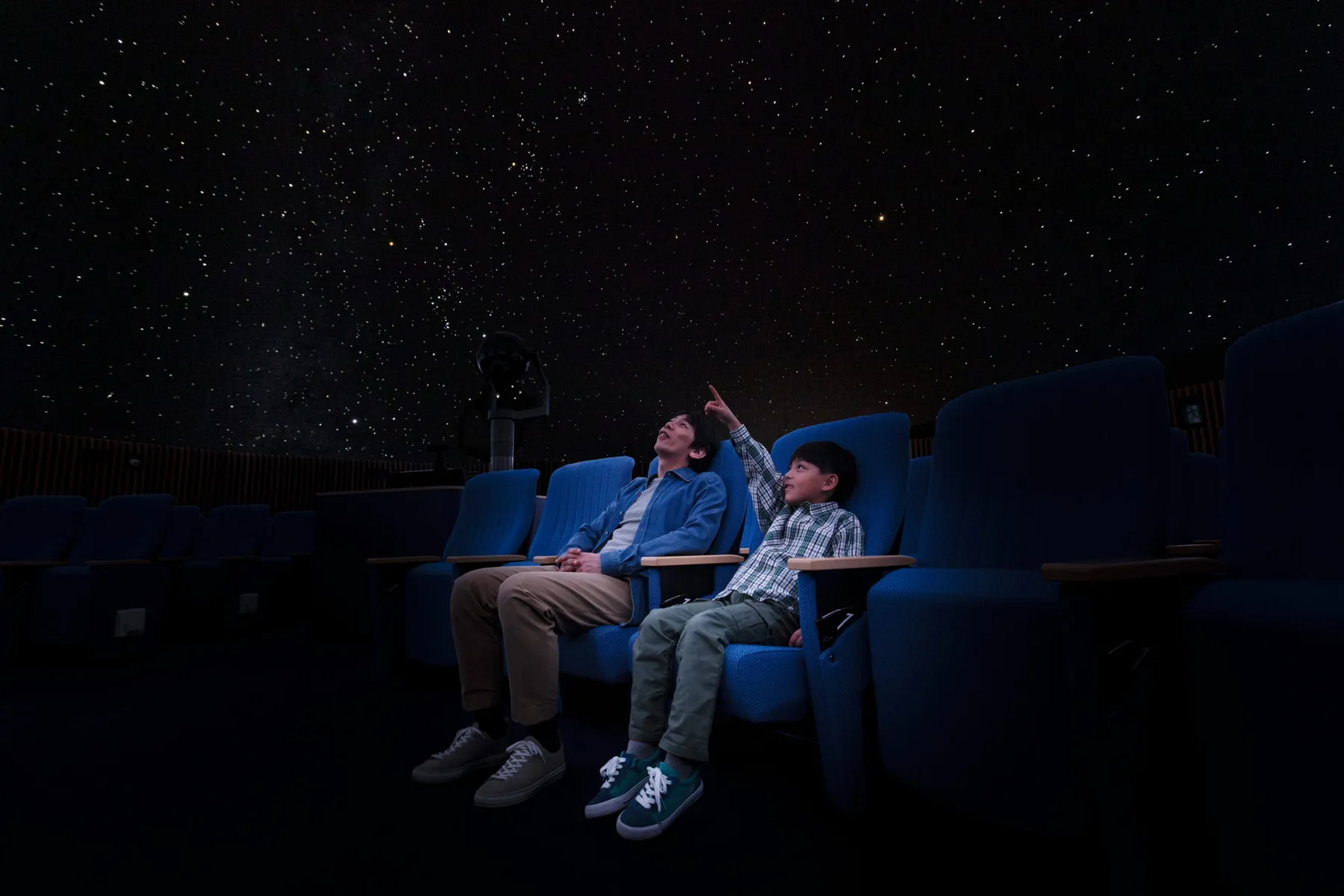 ▲港区立みなと科学館 プラネタリウムイメージ