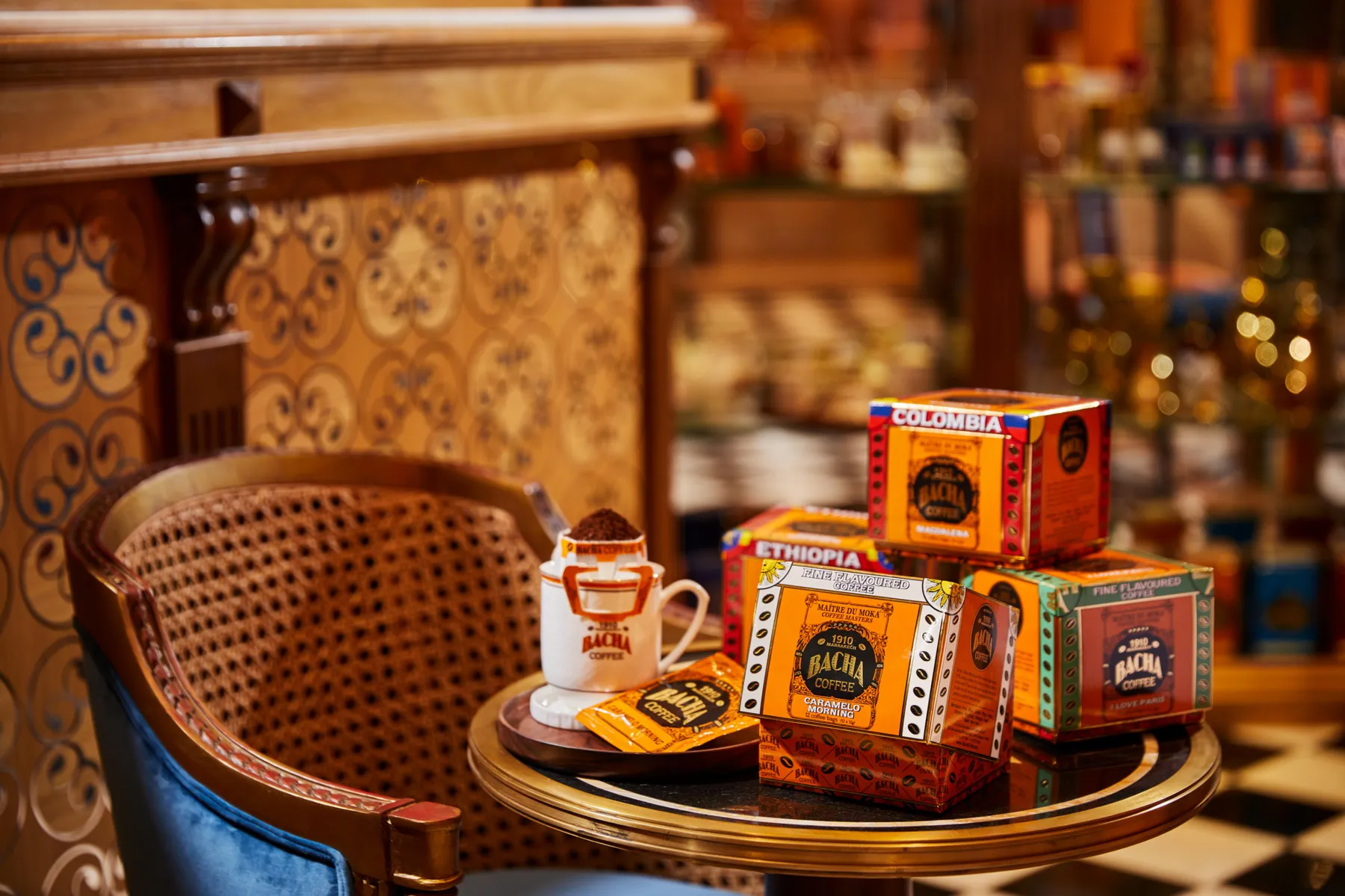 ▲Bacha Coffee 新丸ビル アイテム例