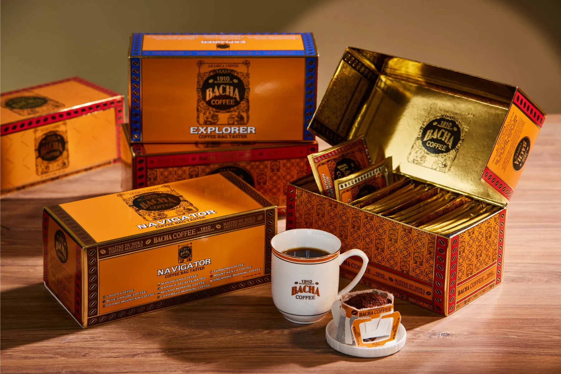 ▲Bacha Coffee 新丸ビル アイテム例
