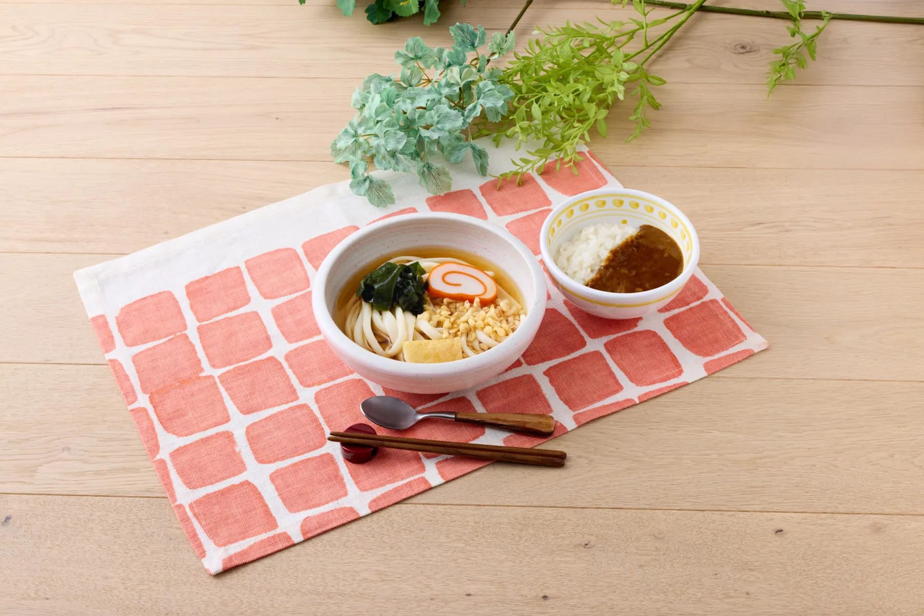 ▲THE RESTAURANT 東京国立博物館「kidsミニカレー&うどんセット」