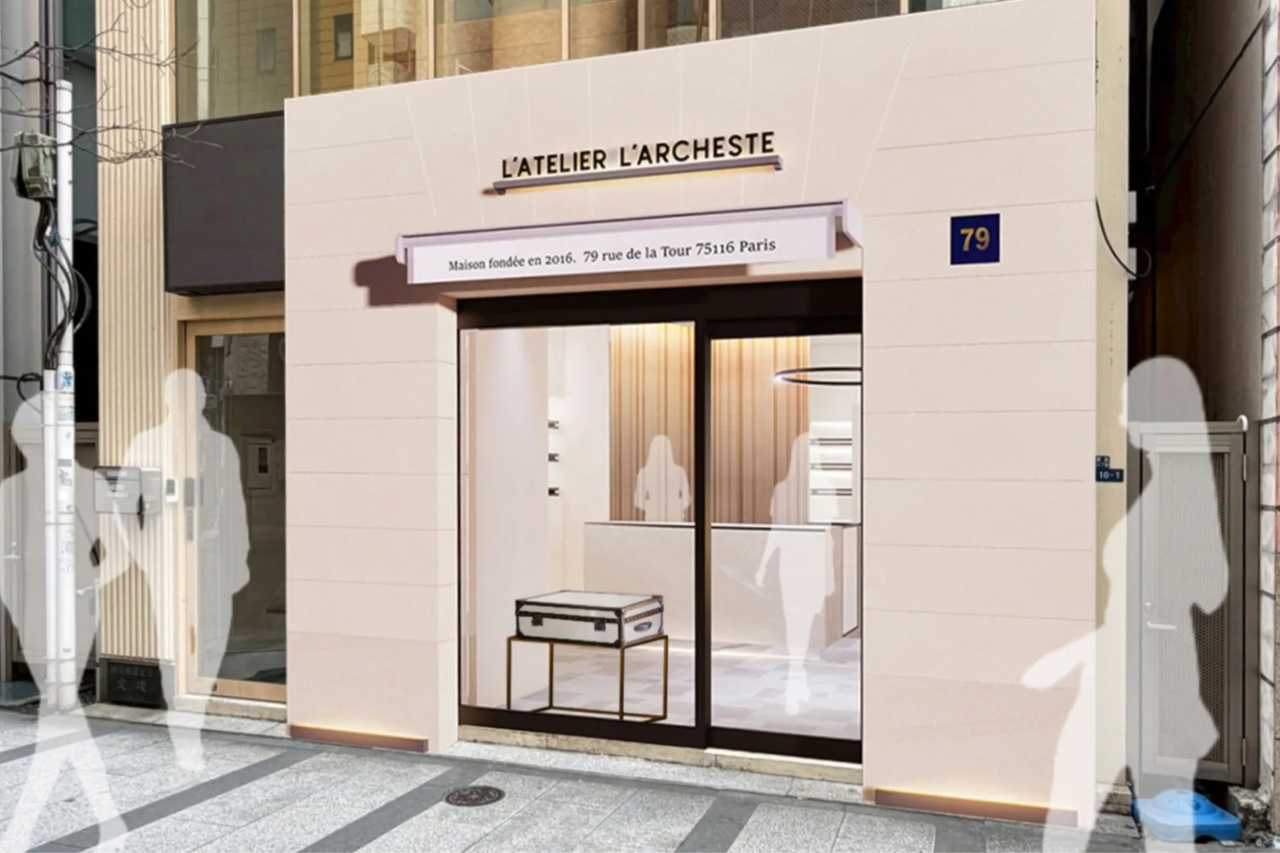▲L’ATELIER L’ARCHESTE GINZA 外観