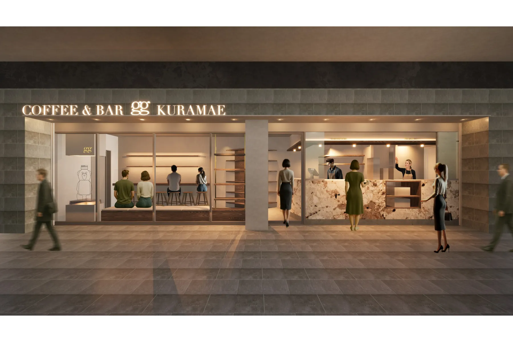 COFFEE & BAR gg KURAMAE エキュート上野店_3